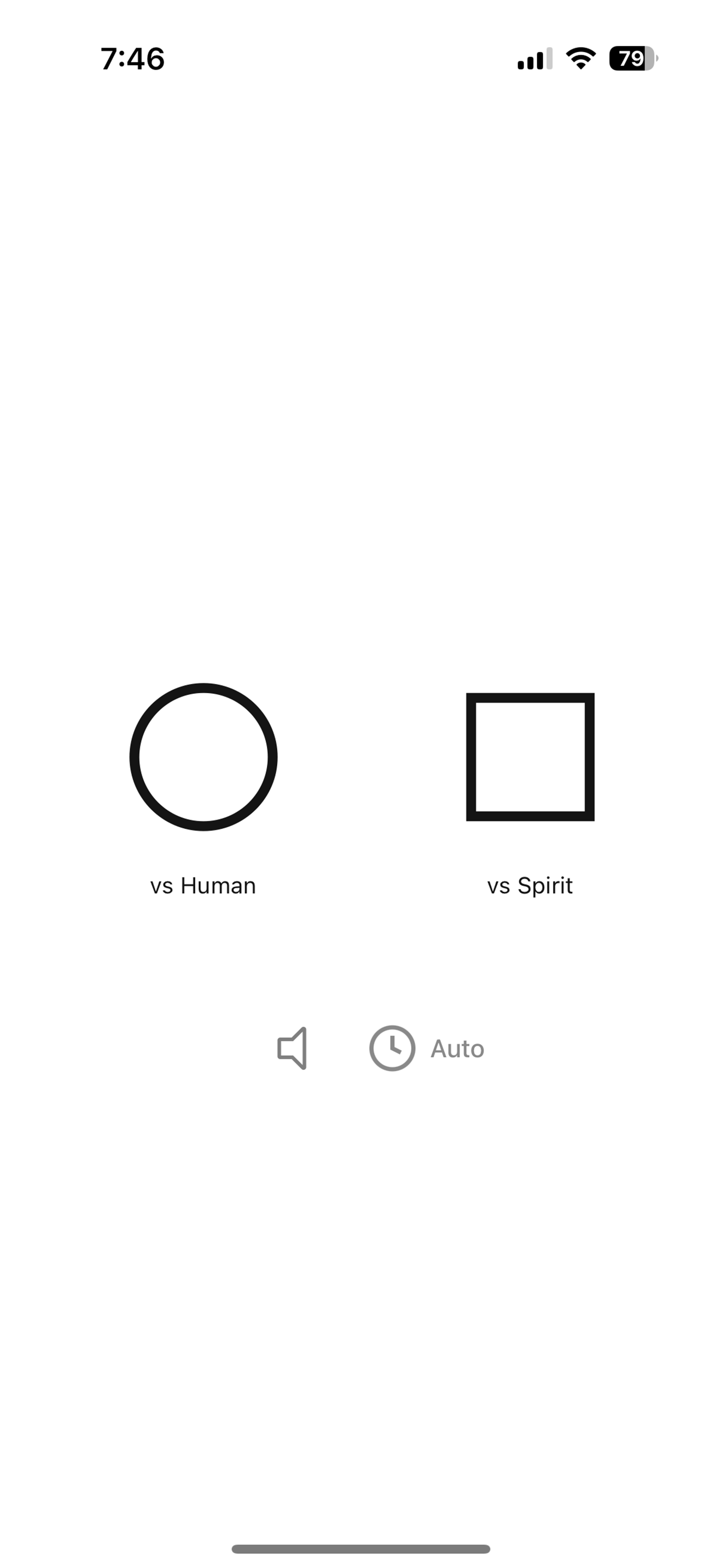 Tic Tac Toe game mode selection